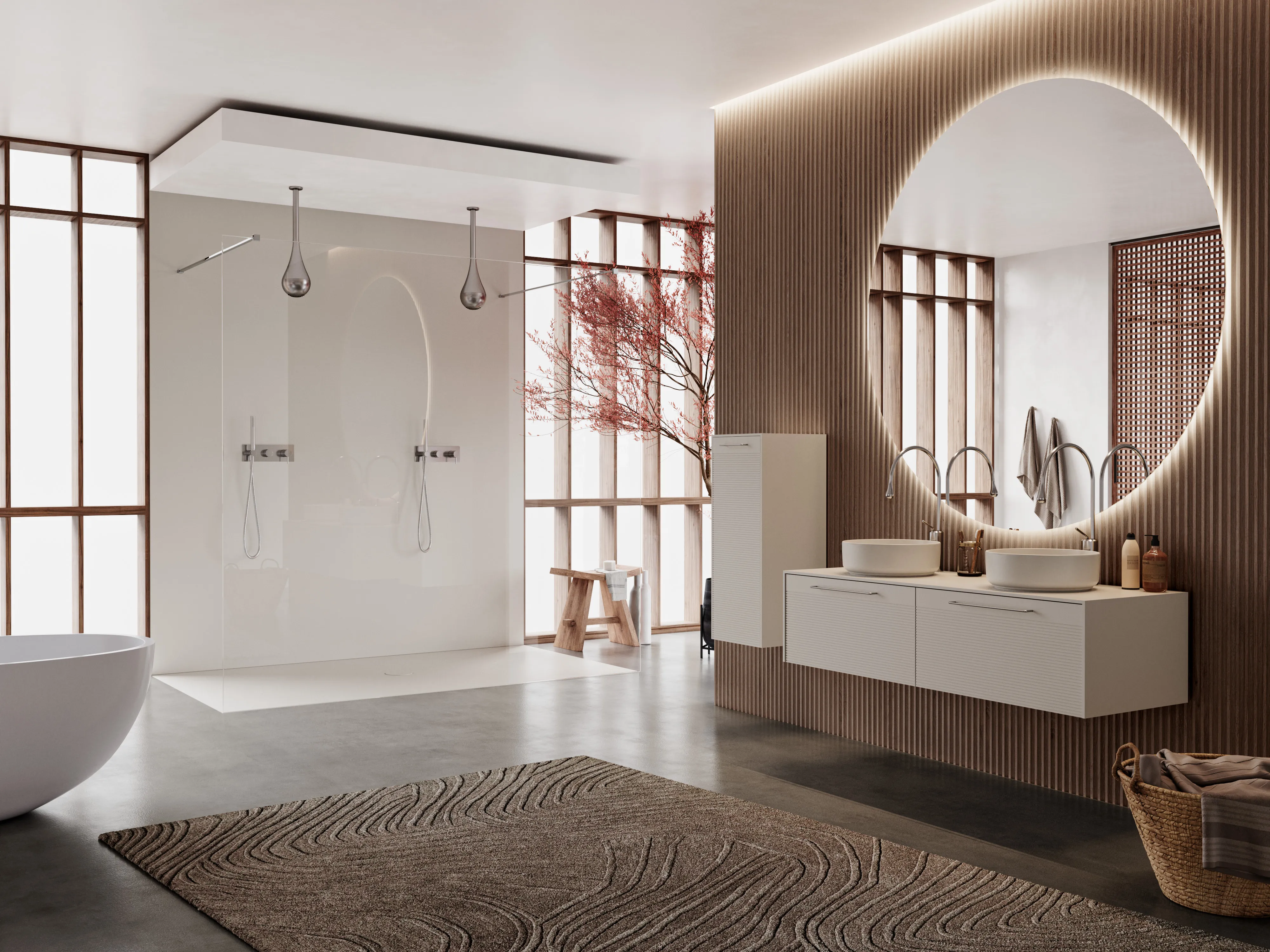 Salles de Bains Japandi - Design Minimaliste